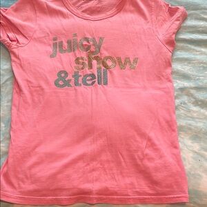 Vintage juicy tishirt pink size large fits more of a medium